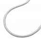 Preview: Kette 1,5mm runde Schlangenkette Silber 925 60cm