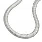 Preview: Kette 6x2mm flache Schlangenkette glänzend Silber 925 40cm