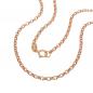Preview: Kette 2mm Ankerkette rund 9Kt Rotgold 45cm