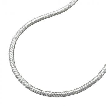 Kette 1,5mm runde Schlangenkette Silber 925 60cm